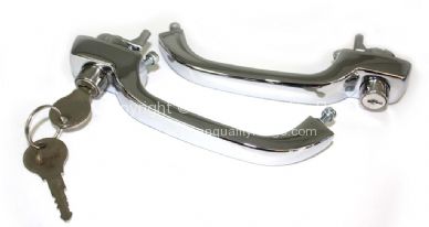 German quality push button handles on the same key T code - OEM PART NO: 211837205J